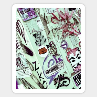 Graffiti Tag Sticker Art NYC Magnet